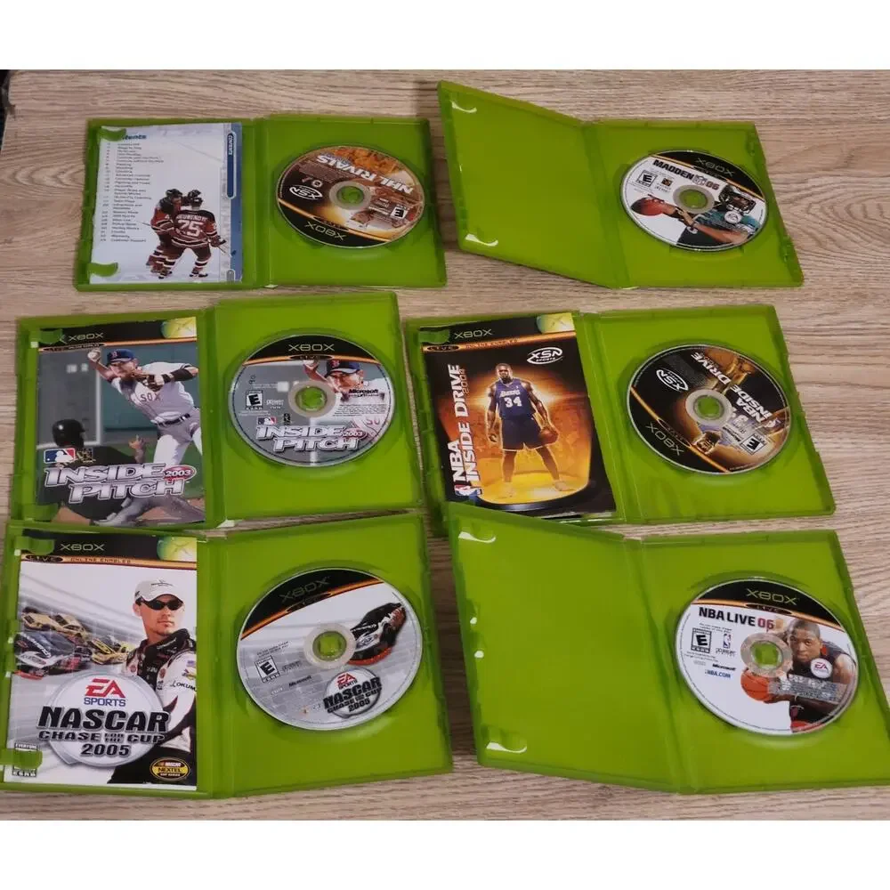 Lot Of 6 Original Xbox Mixed Sports Lot Pre-owned Untested
